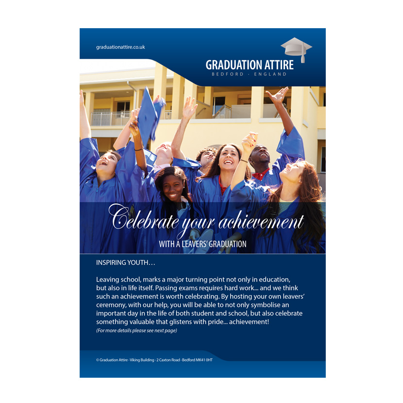 Graduation Attire Schools Leaflet