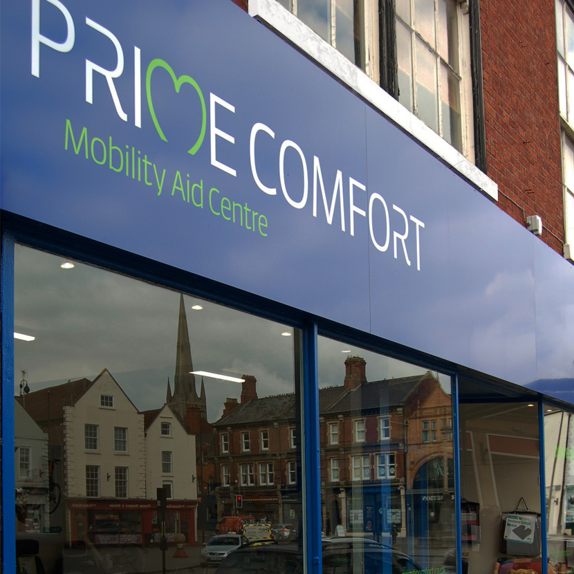 Prime Comfort Front of Store Main Sign