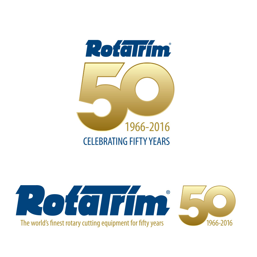 Rotatrim: 50th Branding