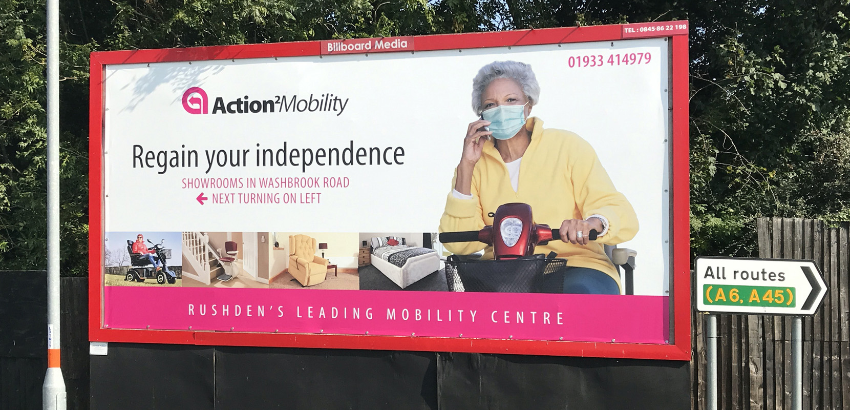 Action 2 Mobility: 48-sheet Billboard 2020