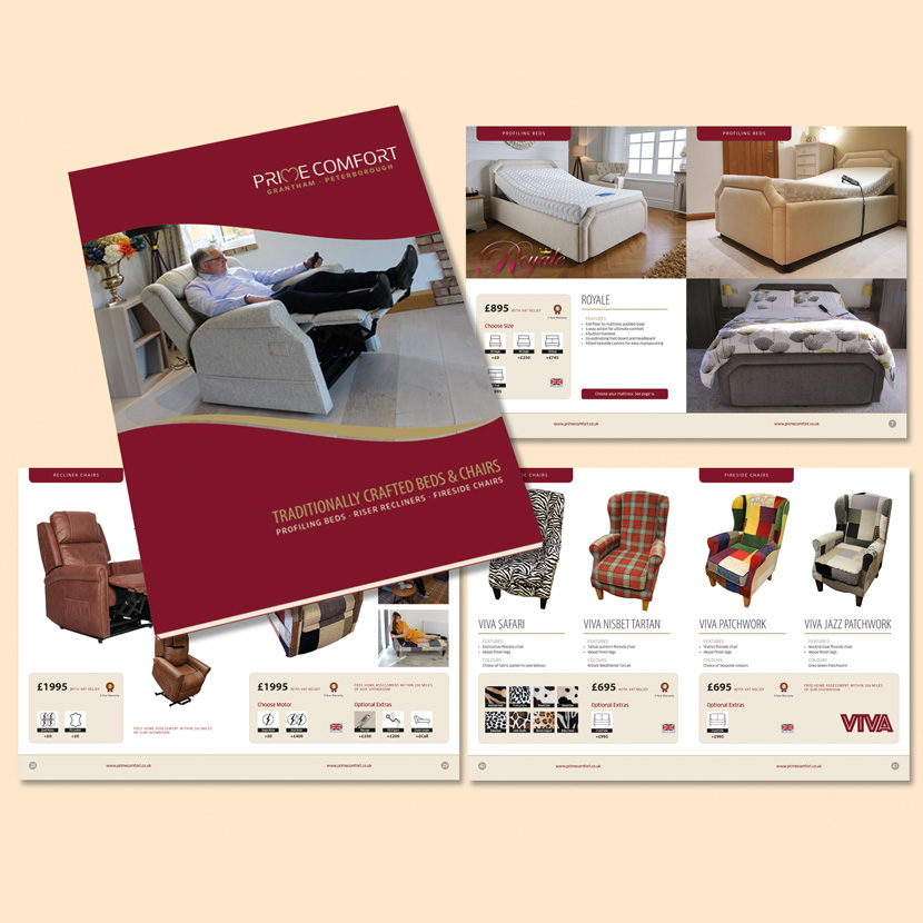 Prime Comfort Traditionally Crafted Beds and Chairs Brochure